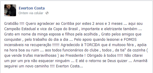 Everton Costa Facebook