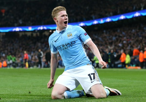 De Bruyne garantiu o City na semifinal. (Divulgação/Manchester City)