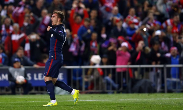 Griezmann marcou os dois gols da vitória do Atlético. (Divulgação/Atlético de Madrid)