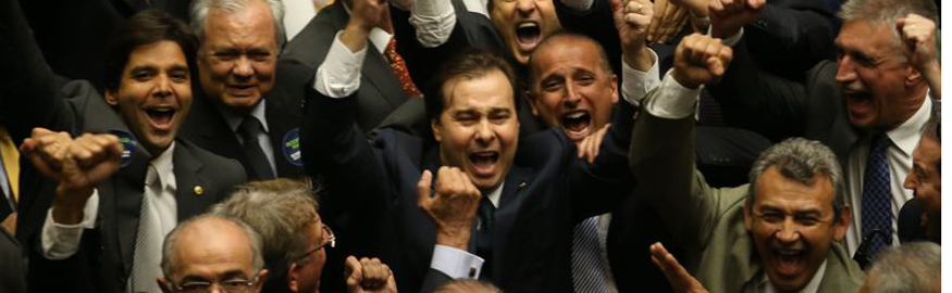 Brasília - O deputado Rodrigo Maia (DEM-RJ) foi eleito presidente da Câmara dos Deputados, com 285 votos. (Fabio Rodrigues Pozzebom/Agência Brasil)