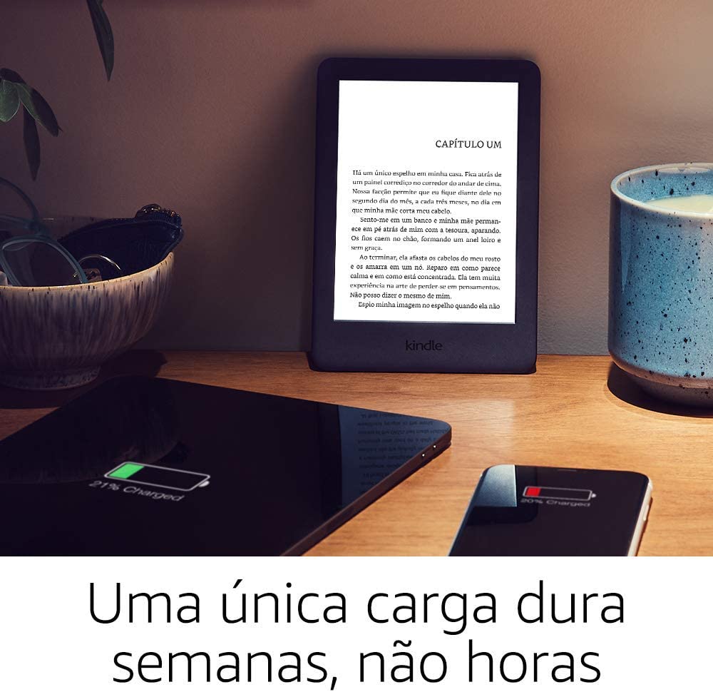 Kindle 10a. geração com iluminação embutida – Cor Preta