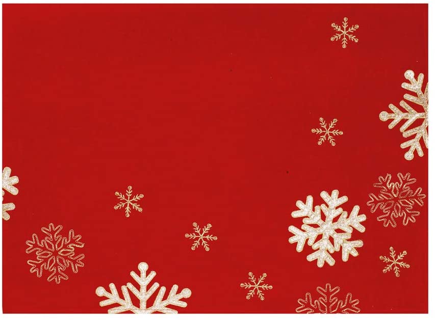 Toalha de Mesa 8 Lugares Flocos de Neve