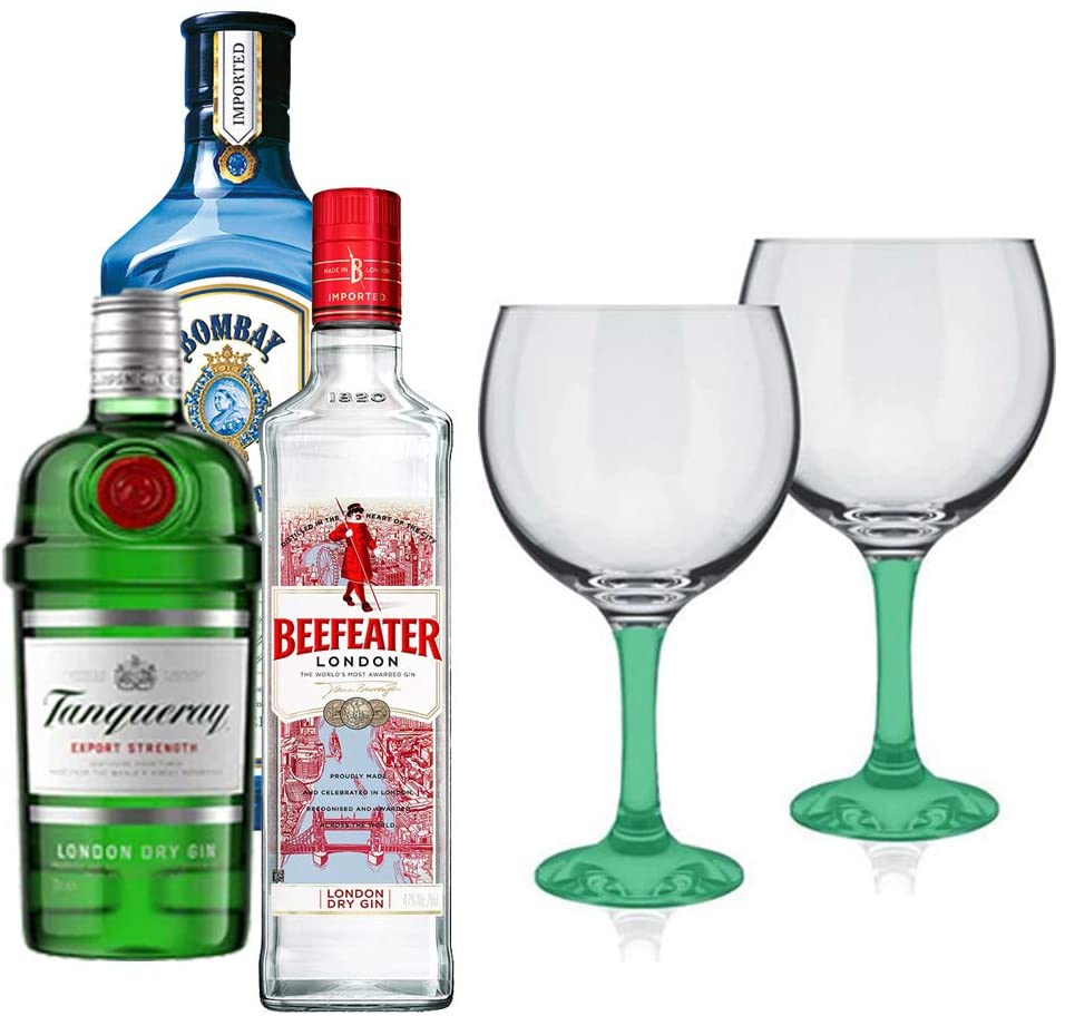 Conjunto 2 Taças de Gin Tônica Borabora Verde