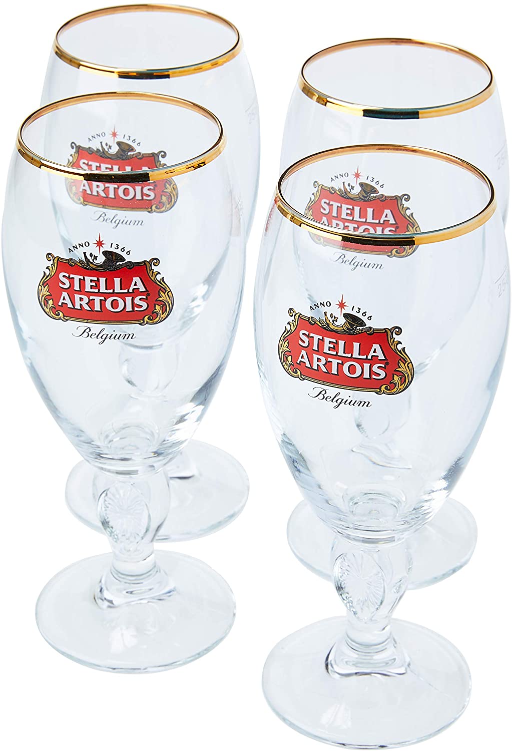 Stella Artois Box Com 4 Taças Para Cerveja