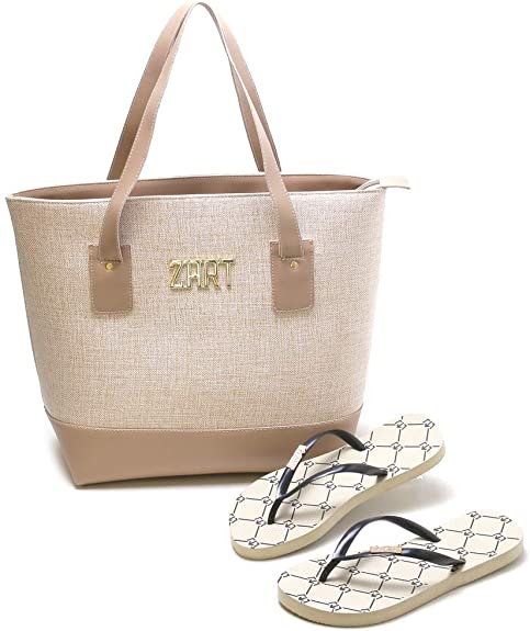 Bolsa Sacola Zart ZT Praia Palha