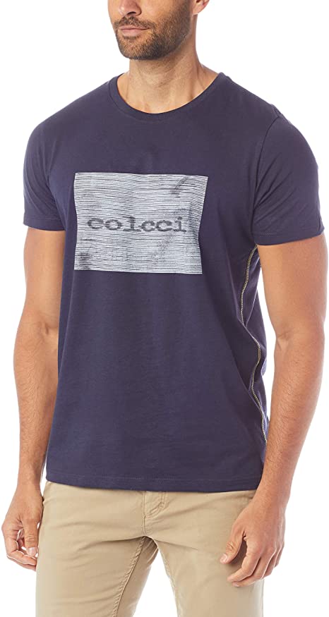 Camiseta Básica Estampada Colcci Masculino