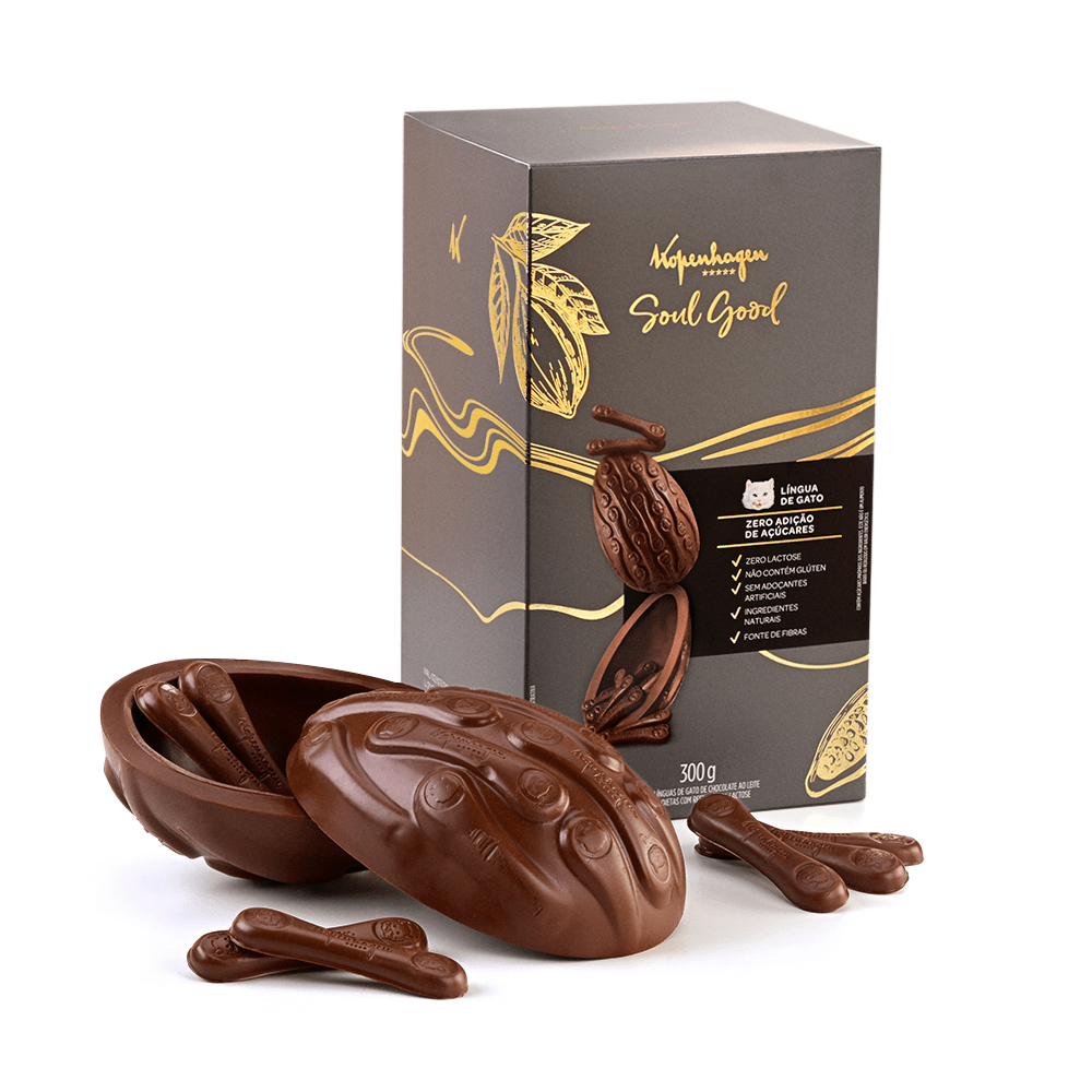 Ovo Língua De Gato Soul Good 300G