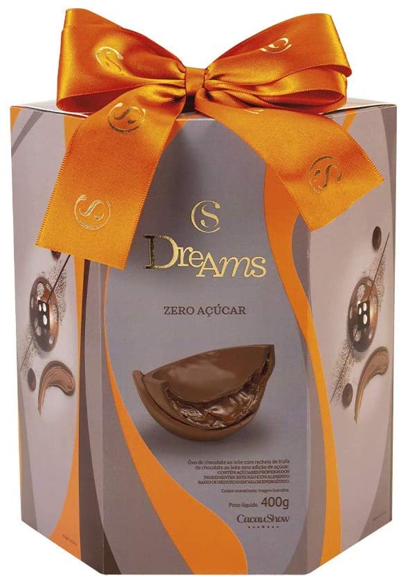 Ovo de Páscoa Cs Dreams Zero Açúcar Cacau Show 400g