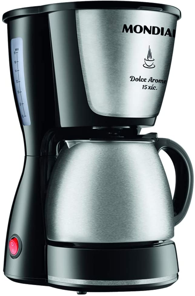 Cafeteira Dolce Arome Inox, 127V, Mondial