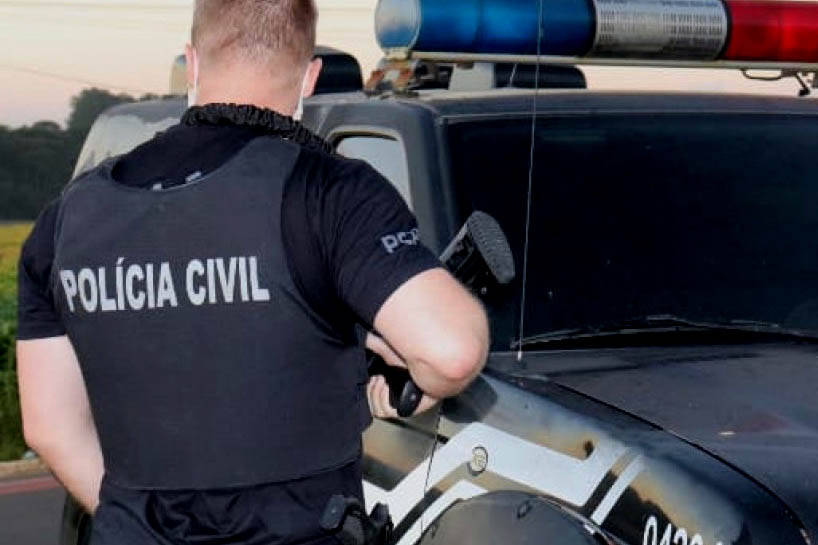 Mulher é surpreendida com tiros de pistola ao desembarcar de carro de aplicativo de carona em Araucária
