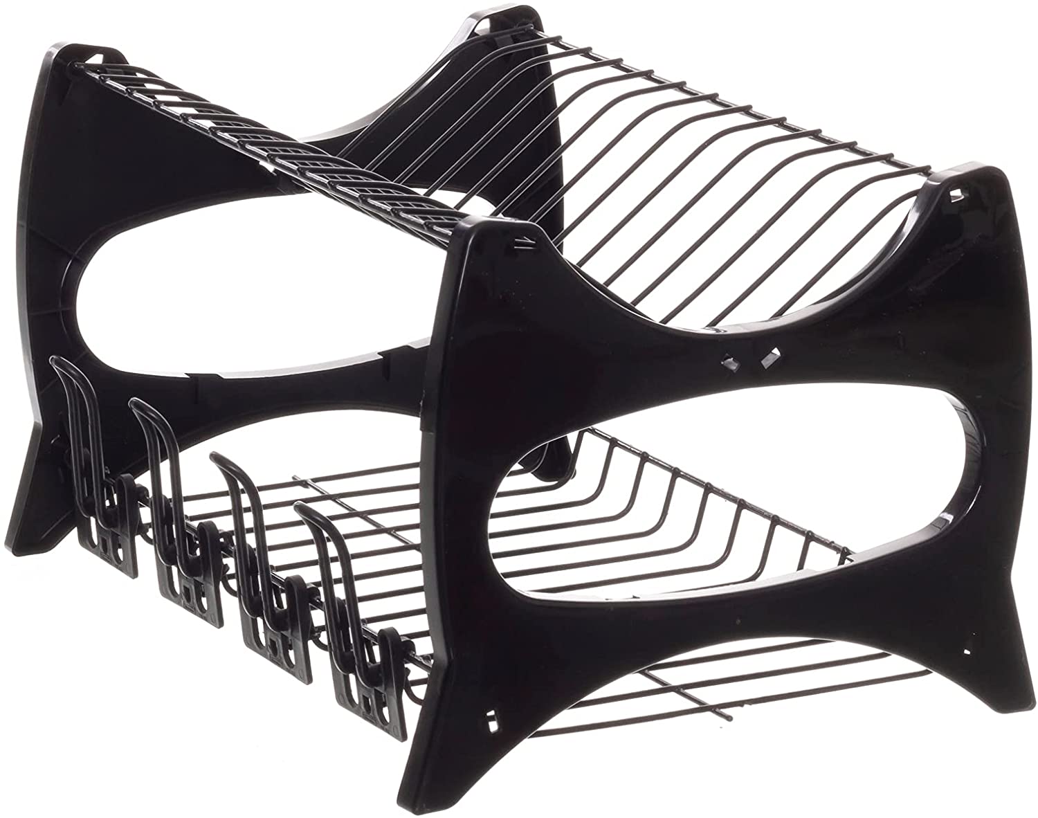 Escorredor de Louça Veneza, Cor Preto, Linha Black, Metaltru
