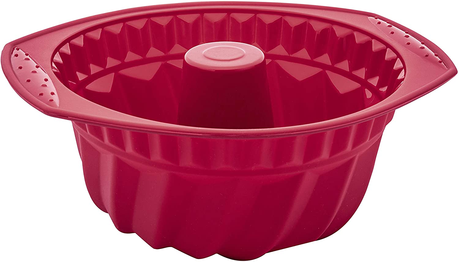 Forma para Bolo, Silicone, Vermelho, Euro