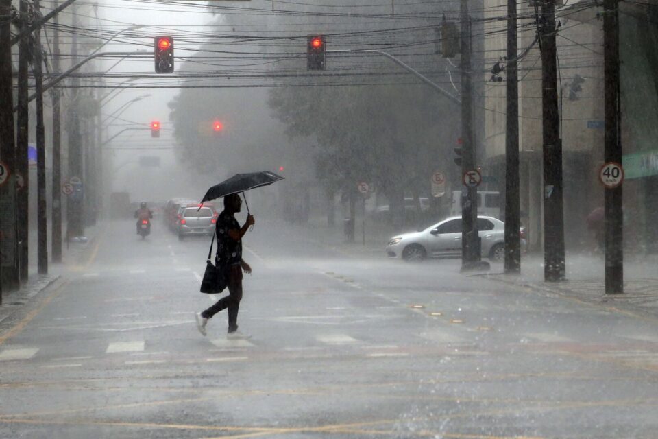 Chuva em Curitiba