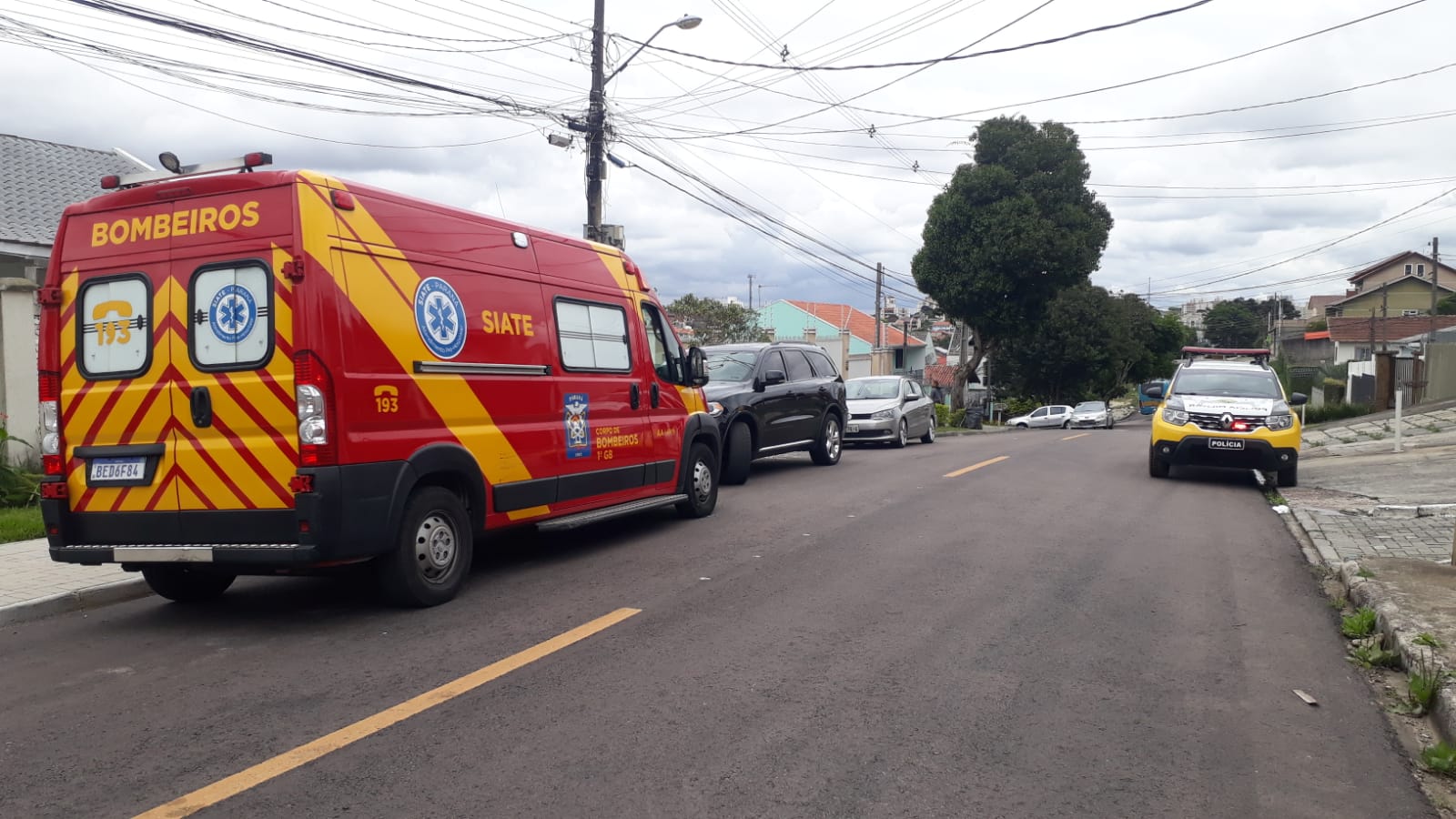 pintor sofre queda em Curitiba