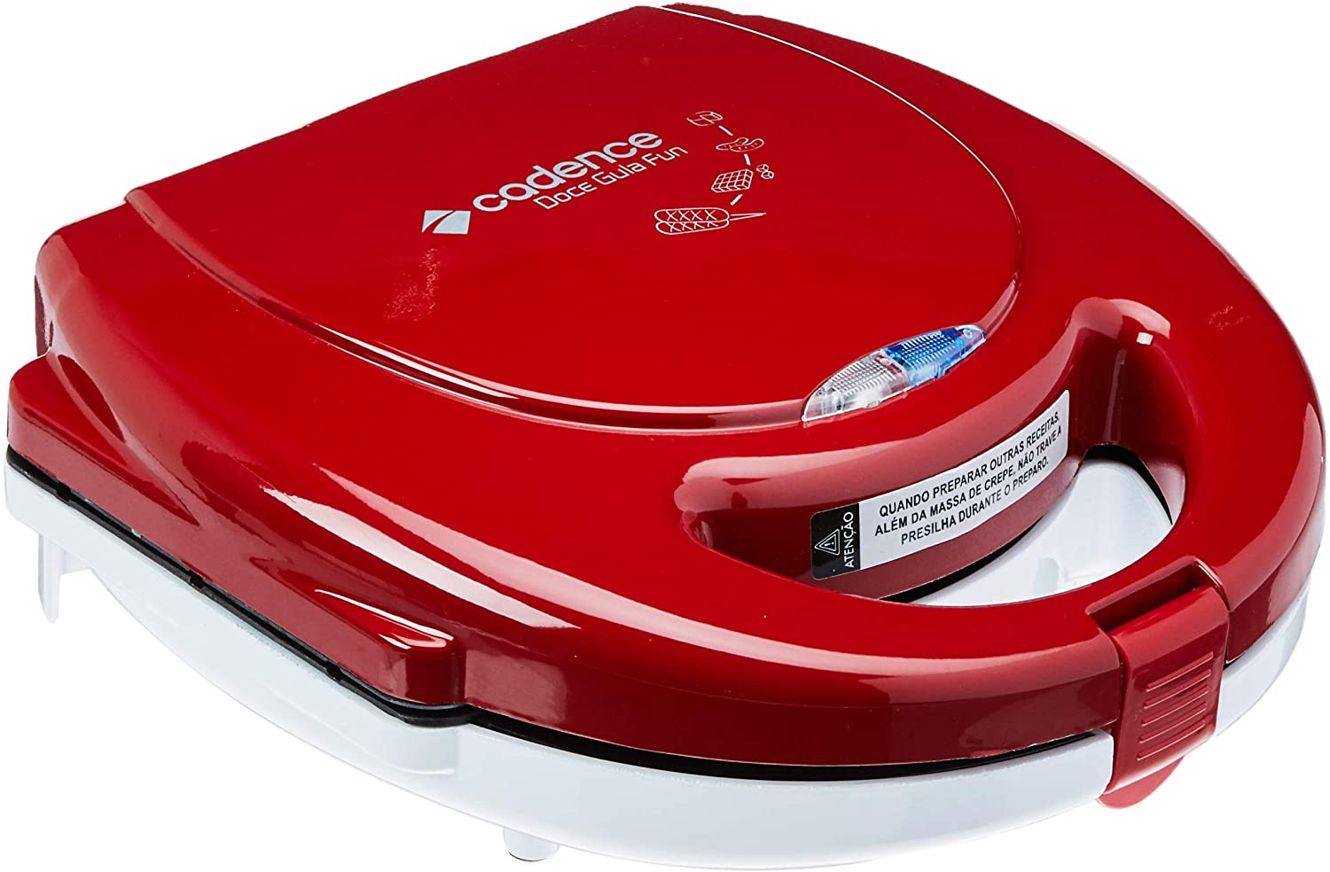 Crepeira Doce Gula Fun, Cadence Crp301-220, Vermelho, 220V