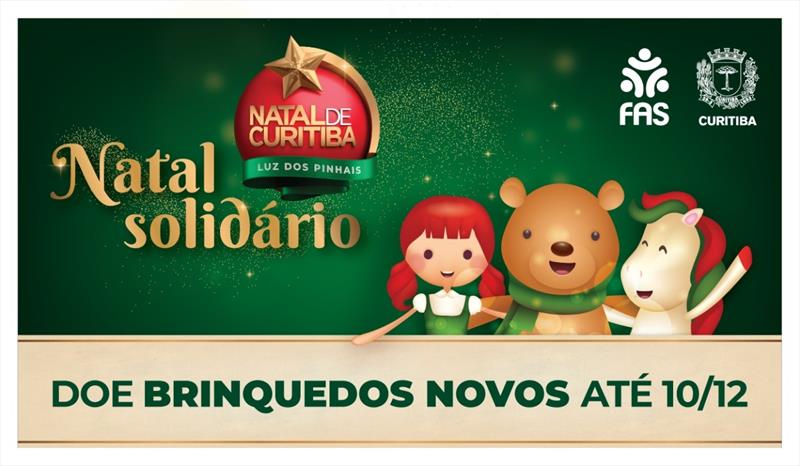Natal em Curitiba - arrecadação de brinquedos