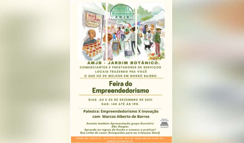 Feira empreendedorismo Jardim Botânico