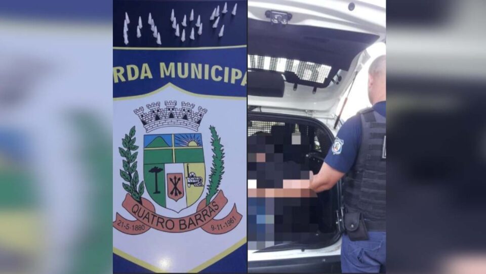 Jovem preso Quatro Barras