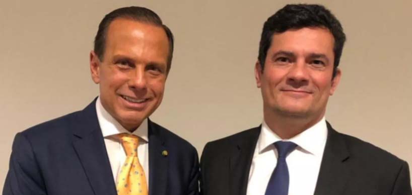 João Doria e Sergio Moro