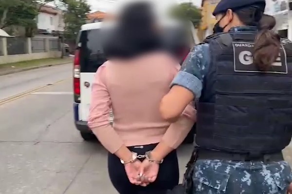 Traficante é presa em flagrante no Sítio Cercado depois que cão fareja droga em imóvel