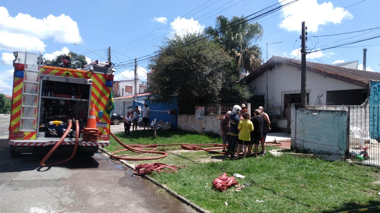 Princípio incêndio Cajuru