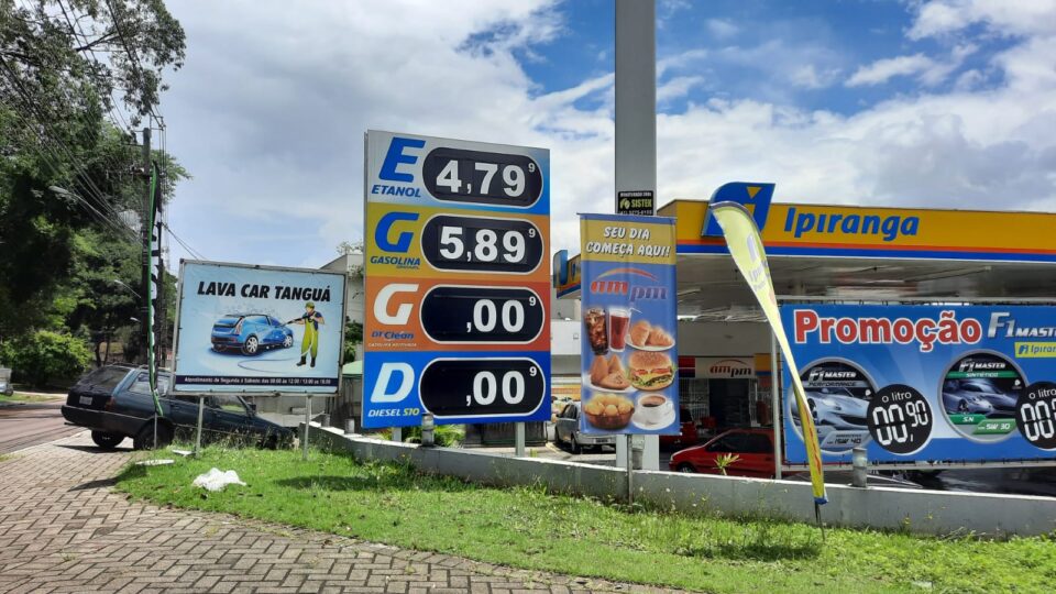 preço dos combustíveis curitiba