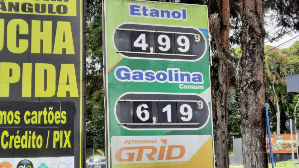 preço dos combustíveis curitiba
