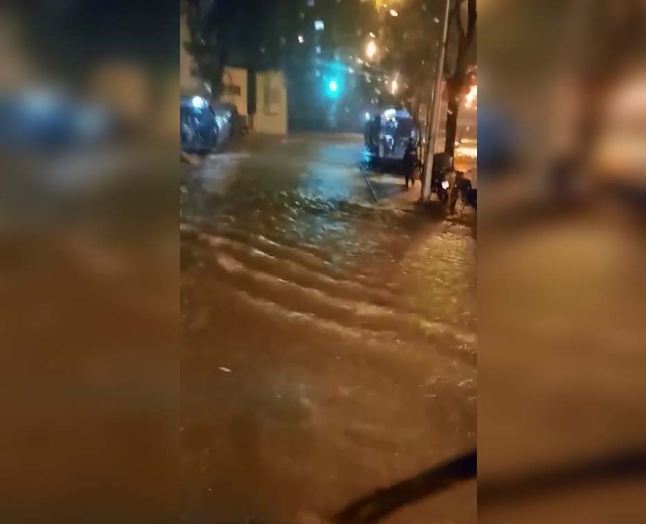 temporal em Curitiba Shopping Müller