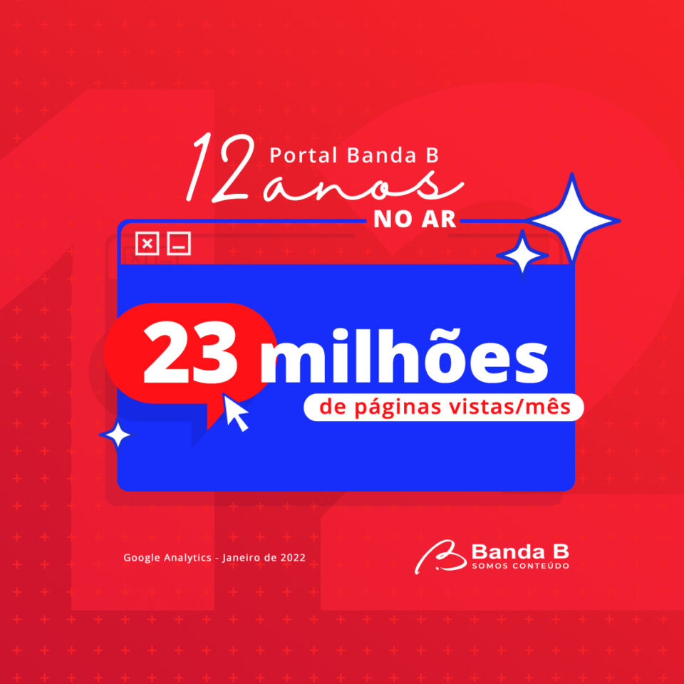 O Portal Banda B está de aniversário; comemore com a gente e confira o vídeo e cards para nossas redes sociais O Portal Banda B está de aniversário; comemore com a gente e confira o vídeo e cards para nossas redes sociais