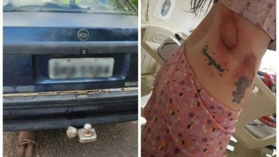 Homem é preso após arrastar namorada amarrada em engate de carro no interior de SP