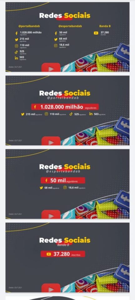 O Portal Banda B está de aniversário; comemore com a gente e confira o vídeo e cards para nossas redes sociais O Portal Banda B está de aniversário; comemore com a gente e confira o vídeo e cards para nossas redes sociais