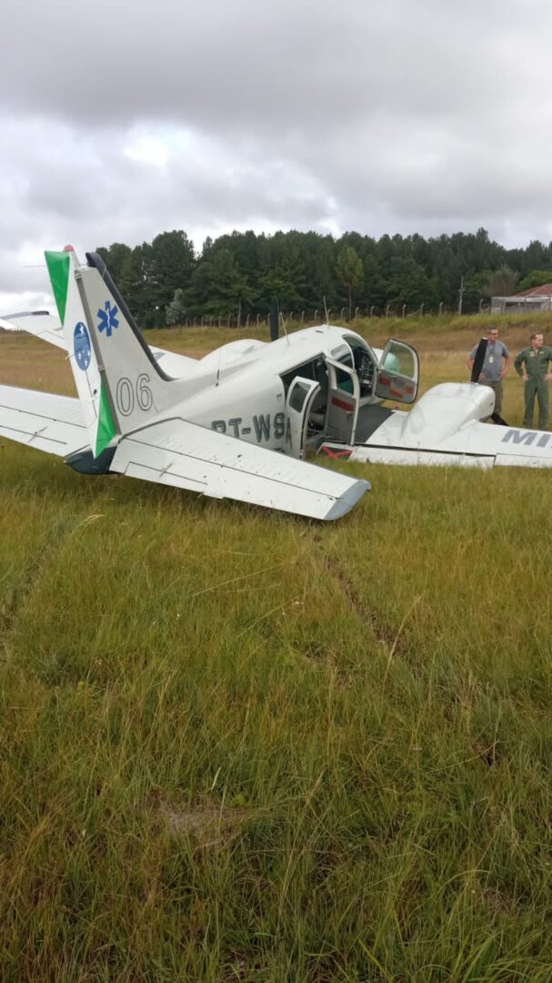 Avião que saiu de pista no Aeroporto do Bacacheri era ocupado por comandante da PM e voltava de Guarapuava