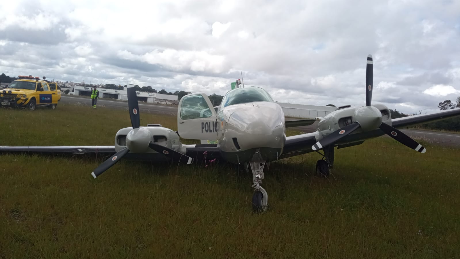Avião que saiu de pista no Aeroporto do Bacacheri era ocupado por comandante da PM e voltava de Guarapuava