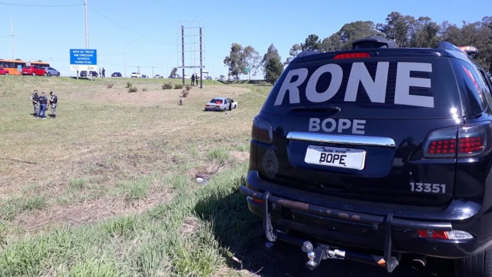 Policiais de Curitiba reforçam ofensiva na captura de bandidos que causaram terror em Guarapuava 