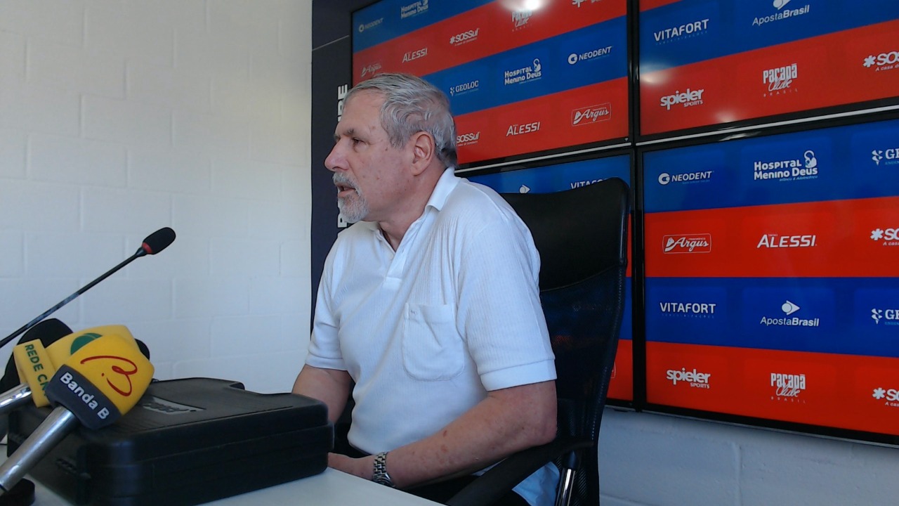Presidente analisou o erro cometido pelo clube no registro de atletas. Foto: Paraná Clube.