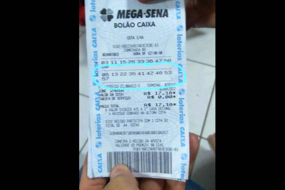 Dois ganhadores de bolão da Mega-Sena ainda não pegaram prêmio
