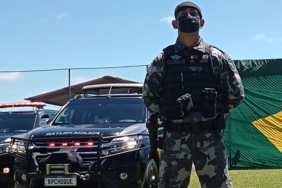 Filha de cabo baleado nos ataques de criminosos em Guarapuava pede orações: 'Força pai, vai sair dessa'