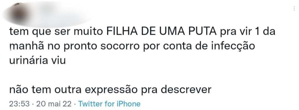 Médica afastada após xingar pacientes no Twitter pede desculpas: "Reconheço ter errado" Médica afastada após xingar pacientes no Twitter pede desculpas: "Reconheço ter errado"