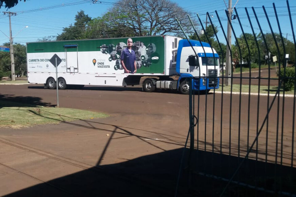 Projeto Carretas do Conhecimento inicia 12 turmas nesta semana na RMC e Litoral 