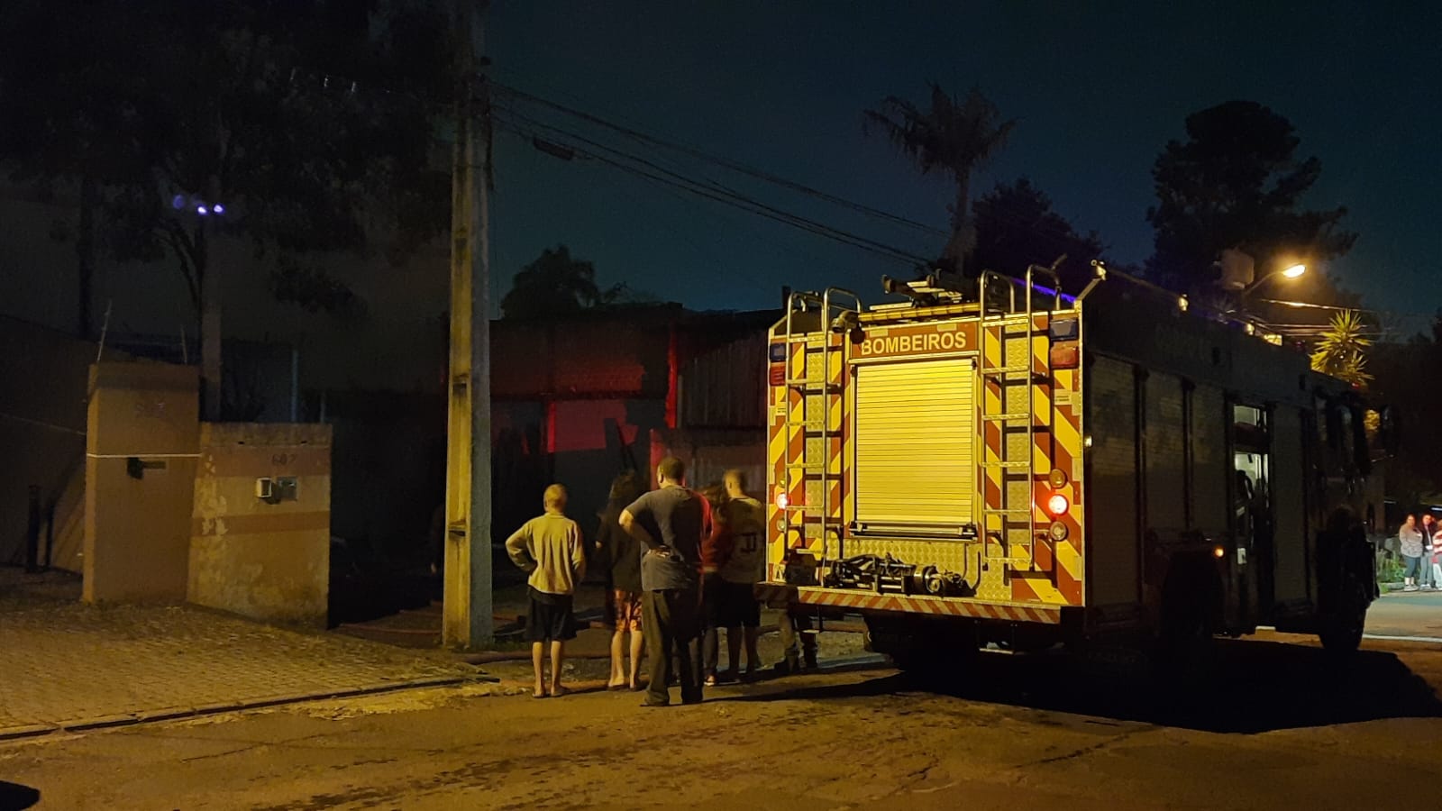 princípio incêndio Xaxim