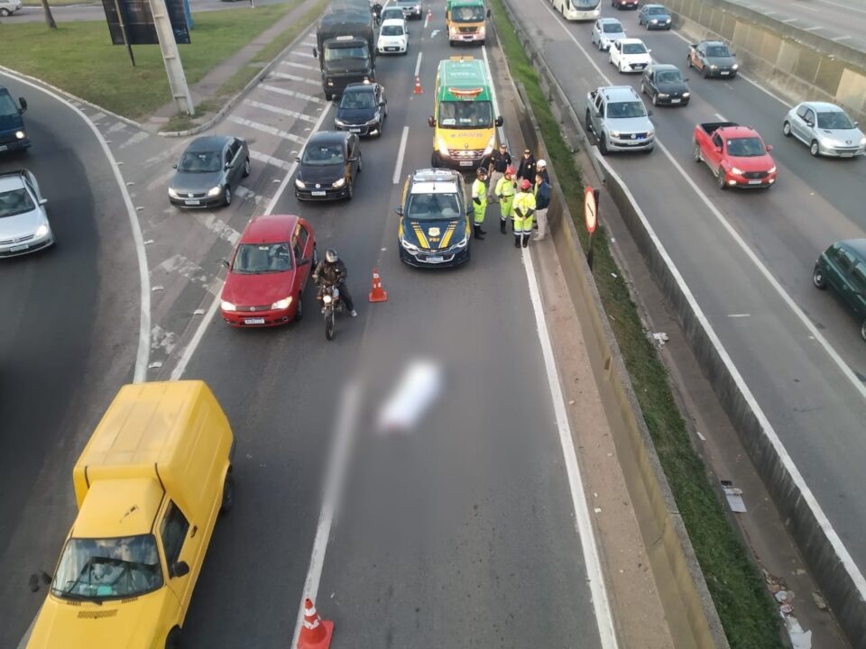 atropelado em frente à ceasa