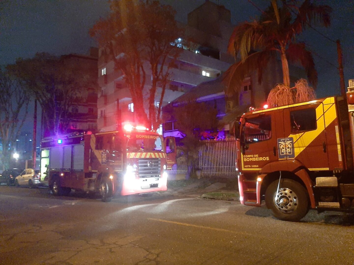 incêndio apartamento Água Verde
