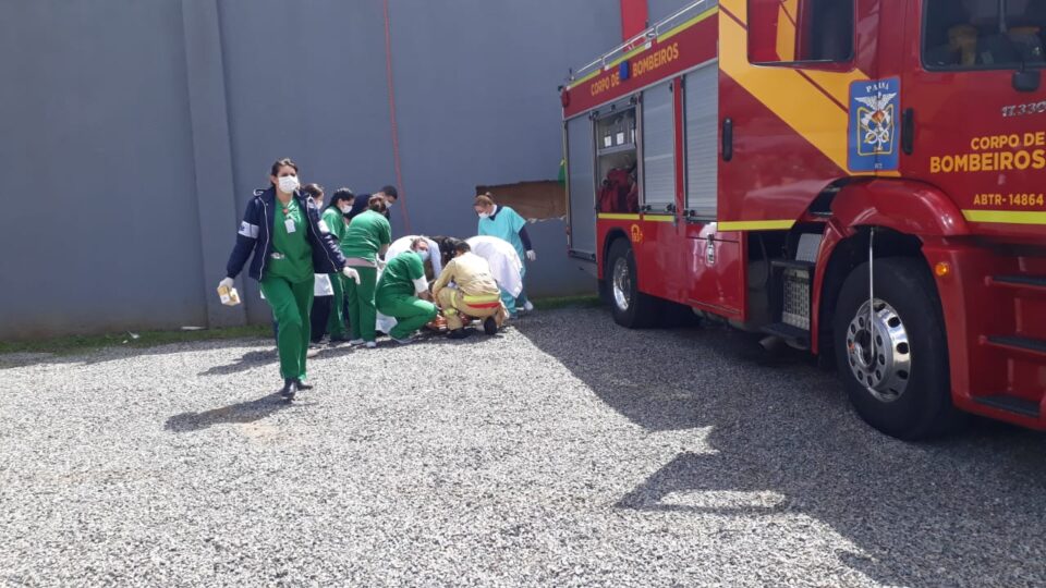 homem pula 5º andar hospital