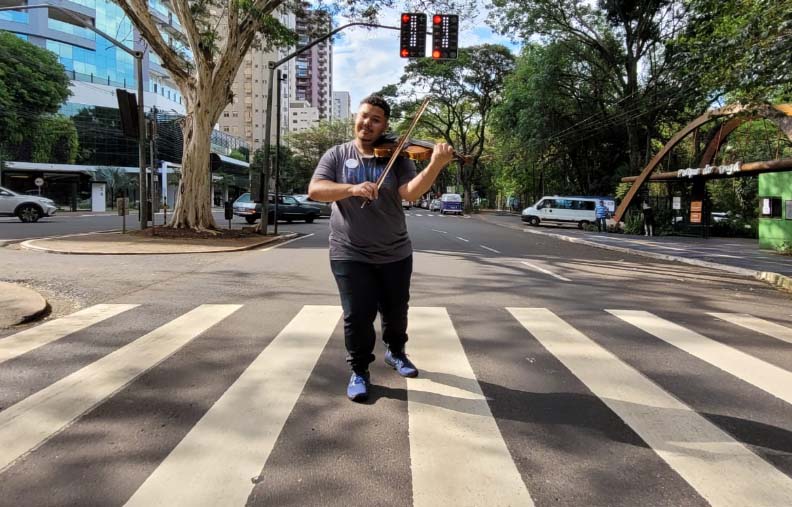 jovem violinista Maringá