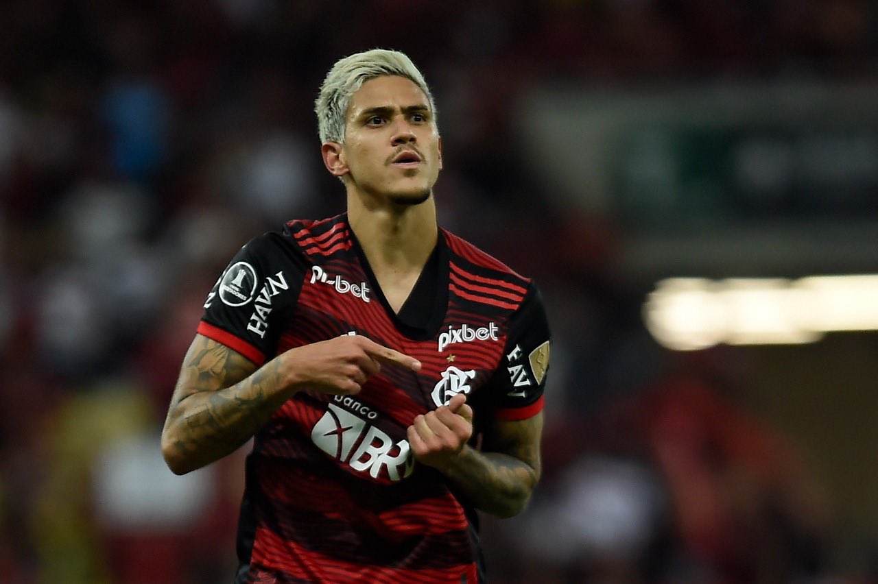 Pedro, atacante do Flamengo.
