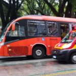 Três passageiras de biarticulado ficam feridas após freada brusca e precisam ser levadas a hospital