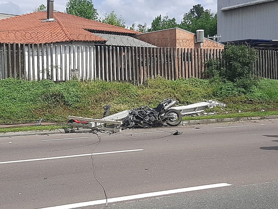 acidente moto linha verde