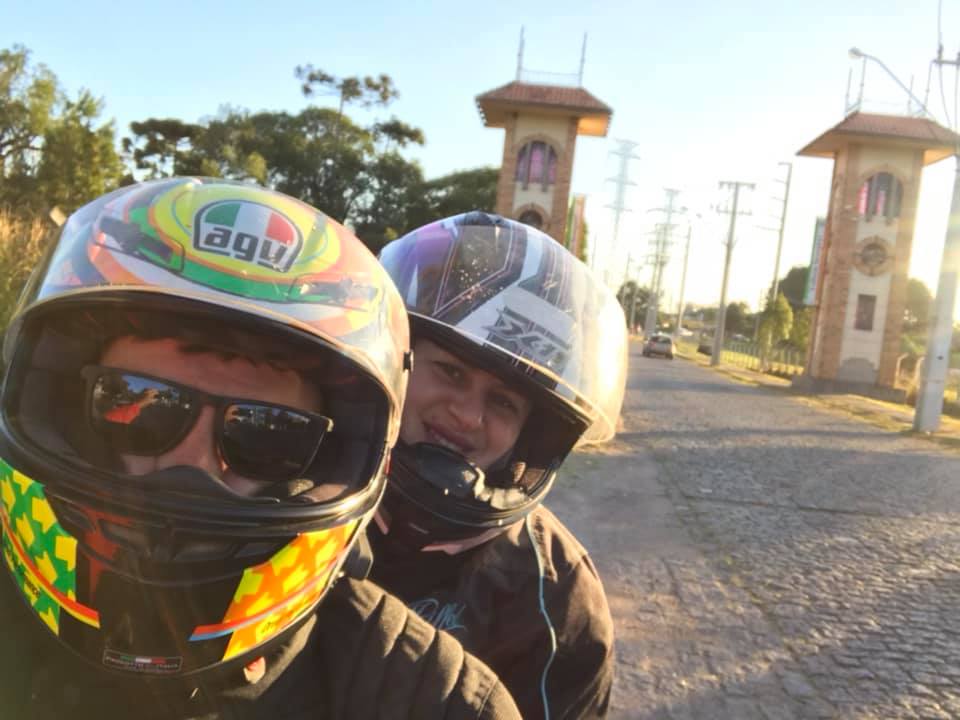 casal morte moto