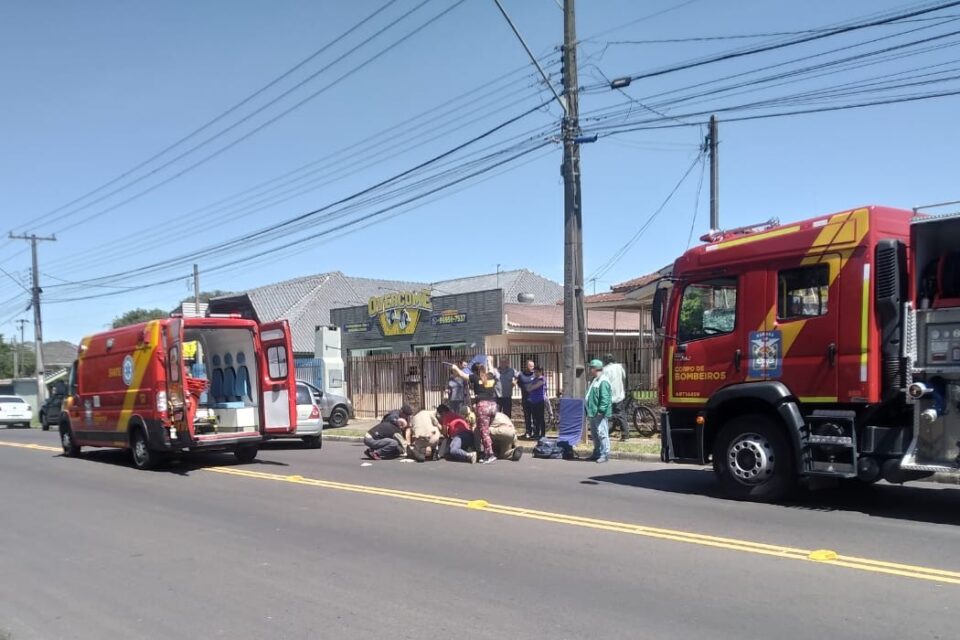 Açougueiro em busca de emprego é atropelado e resgatado em estado grave de helicóptero Açougueiro em busca de emprego é atropelado e resgatado em estado grave de helicóptero