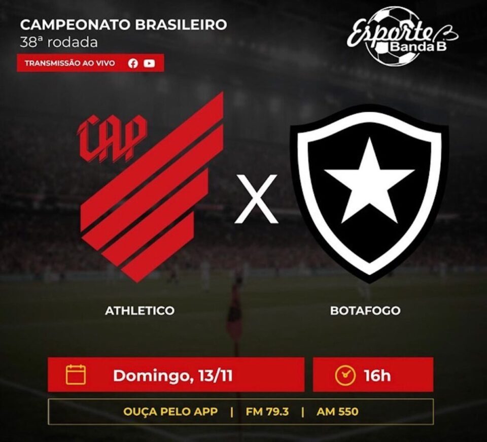AO VIVO! Athletico x Botafogo – Arena da Baixada – Brasileirão 2022; Acompanhe!